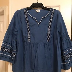 Crown & Ivy Blue Shirt